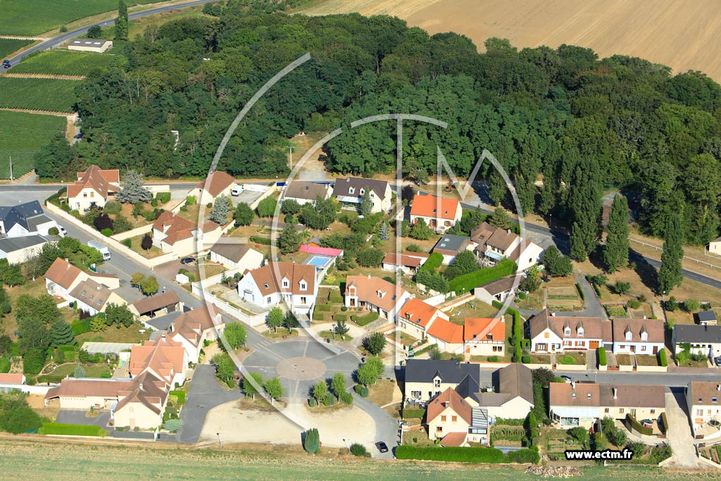 Photo arienne de cueil (La Garenne d'cueil)