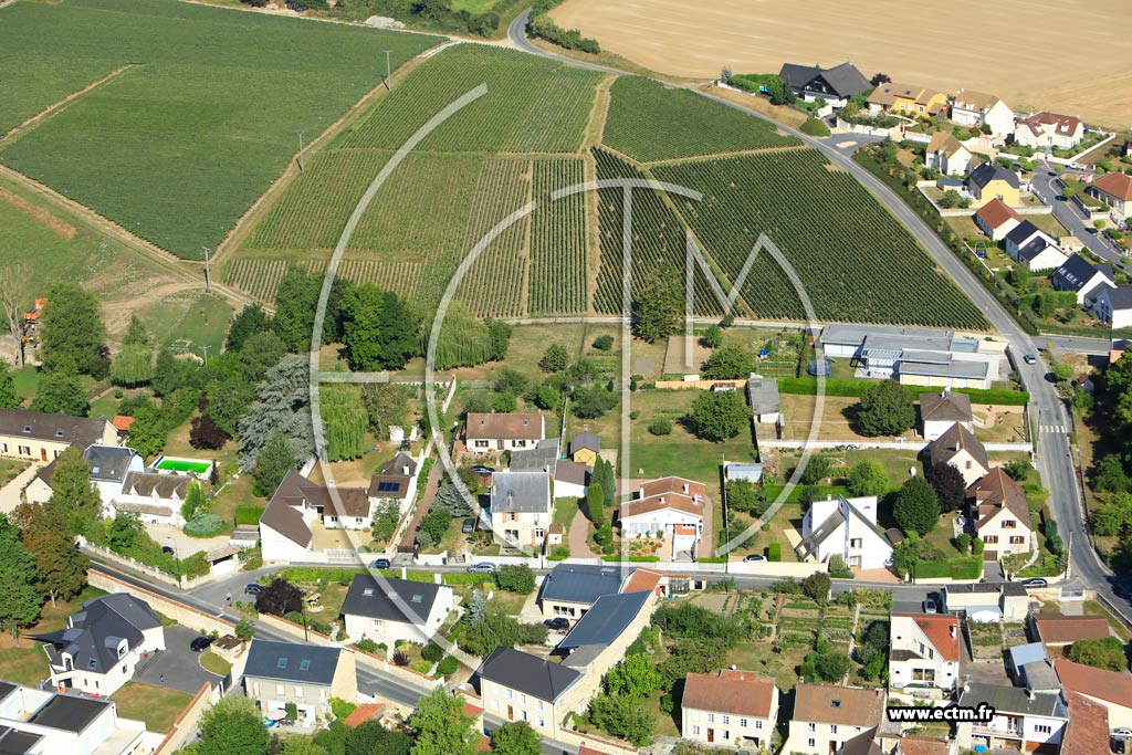 Photo arienne de Gueux