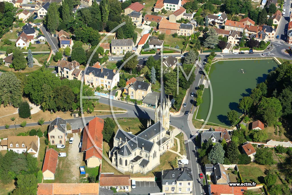 Photo arienne de Gueux