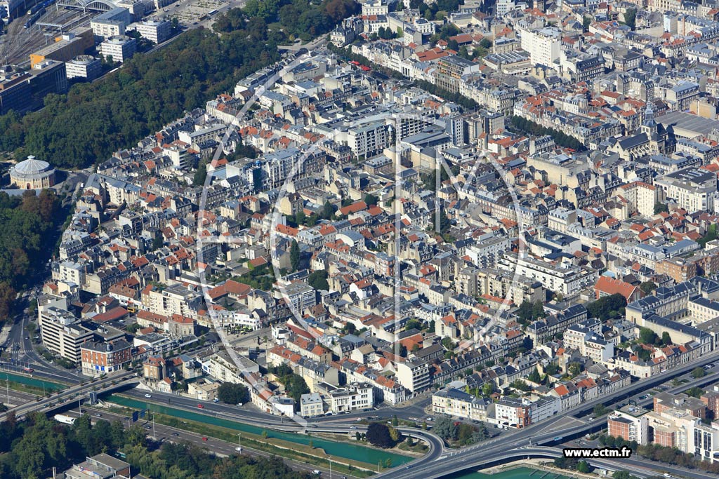 Photo arienne de Reims (Centre-Erlon)
