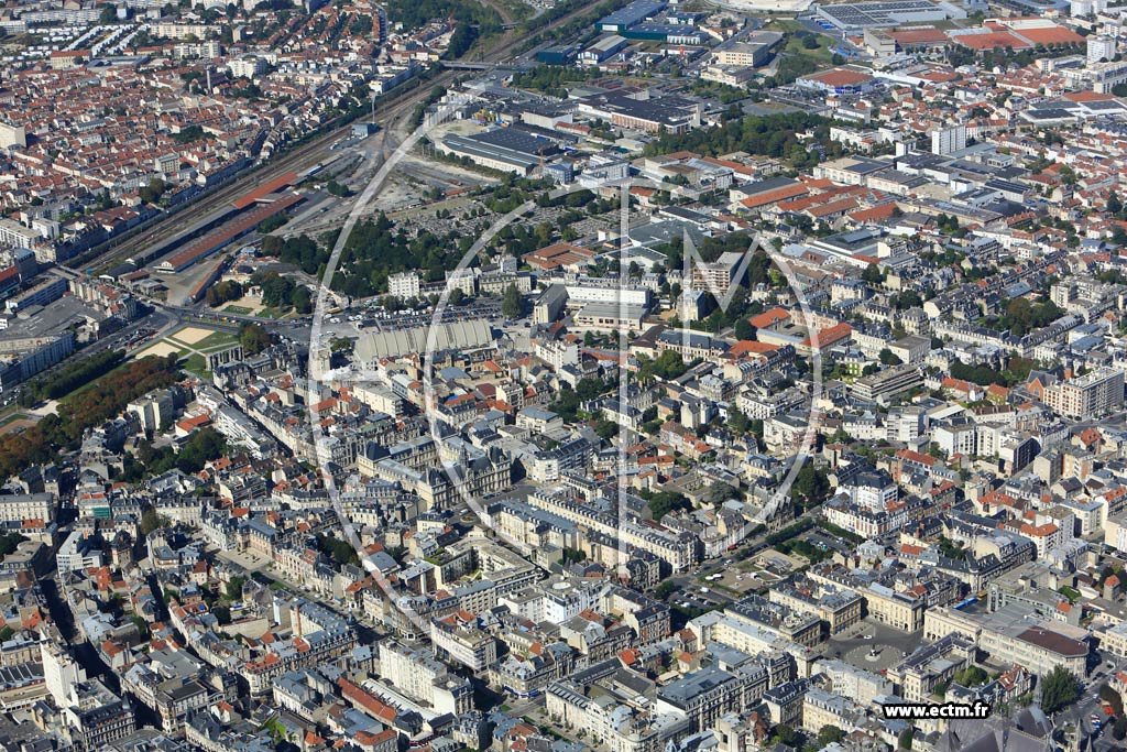 Photo arienne de Reims (Centre-Erlon)