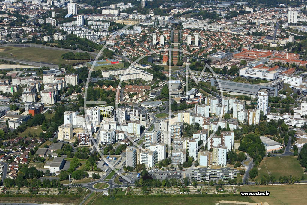 Photo arienne de Reims (Croix du Sud)