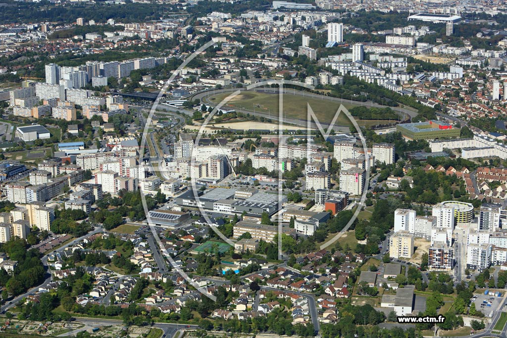 Photo arienne de Reims (Croix du Sud)
