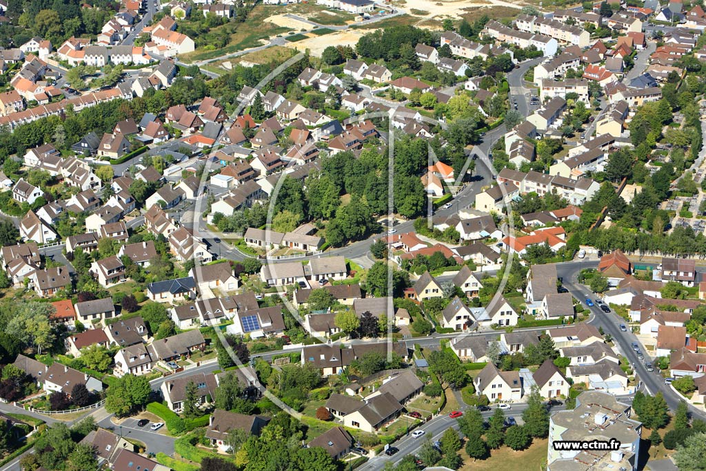 Photo arienne de Reims (Croix Rouge)