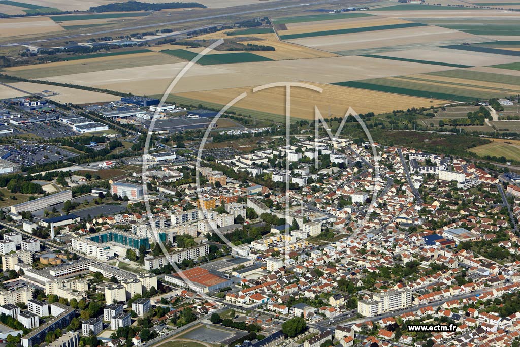 Photo arienne de Reims (Orgeval)