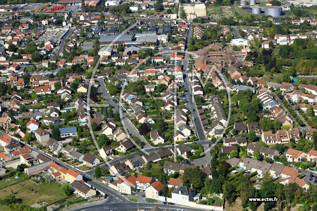 Photo arienne de Saint-Brice-Courcelles