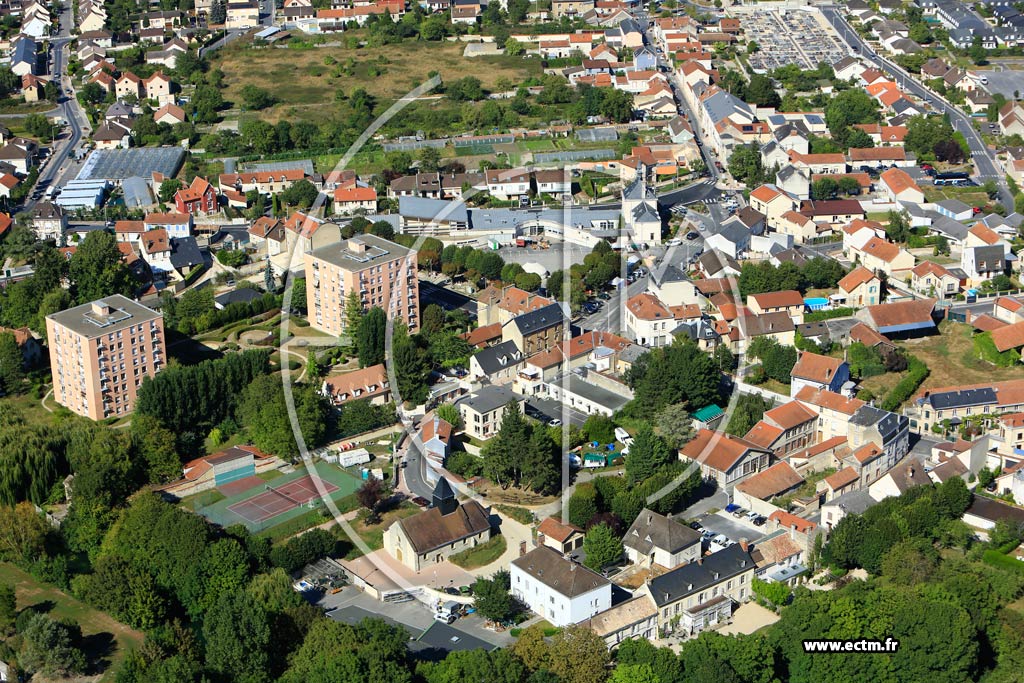 Photo arienne de Saint-Brice-Courcelles