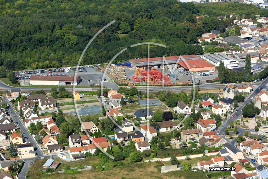 Photo arienne de Saint-Brice-Courcelles