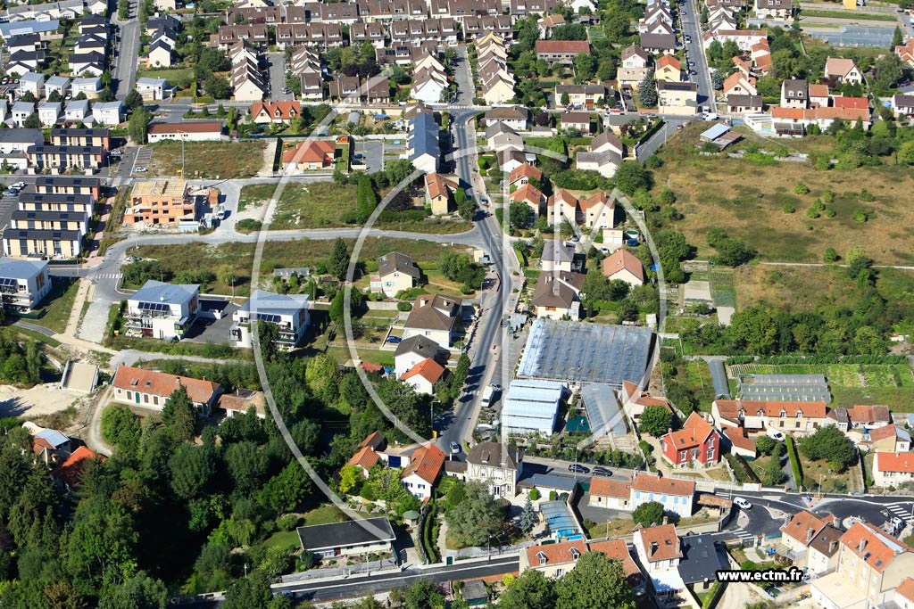 Photo arienne de Saint-Brice-Courcelles