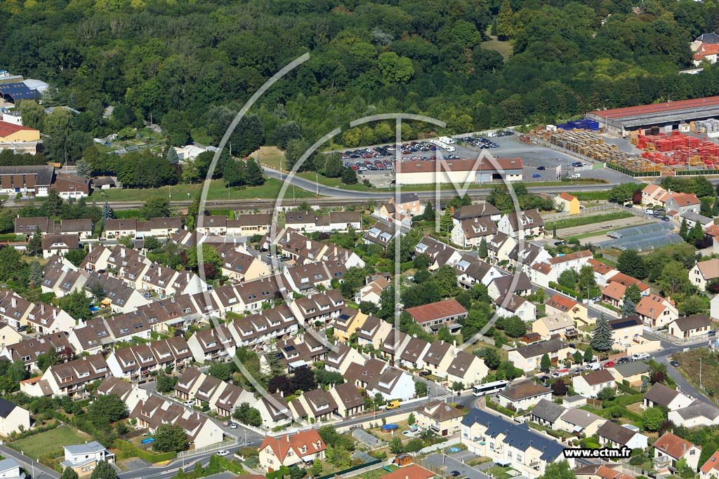 Photo arienne de Saint-Brice-Courcelles