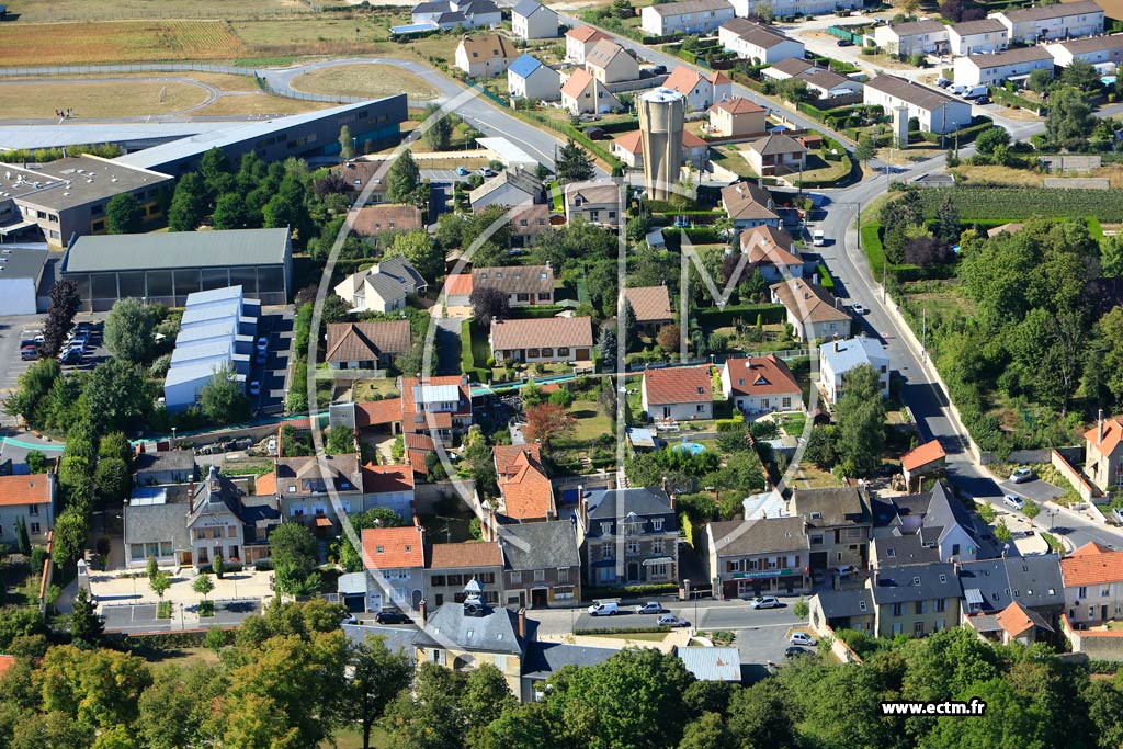 Photo arienne de Saint-Thierry