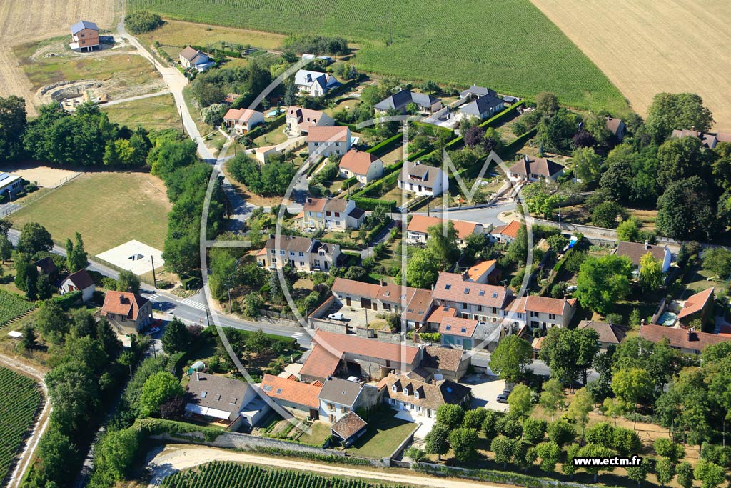 Photo arienne de Saint-Thierry