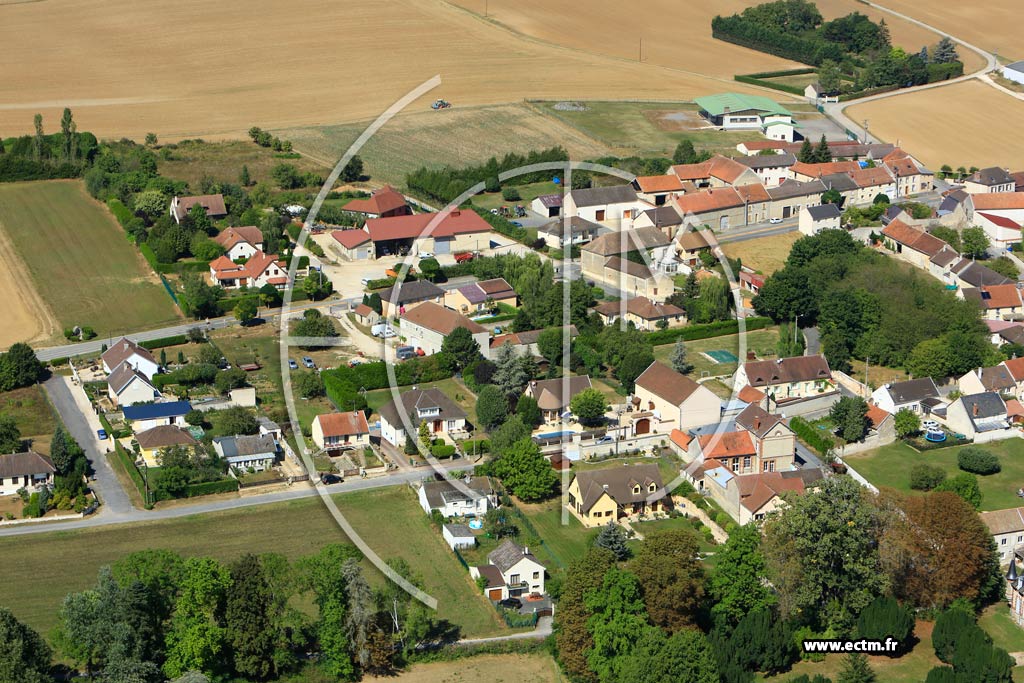 Photo arienne de Tauxires-Mutry