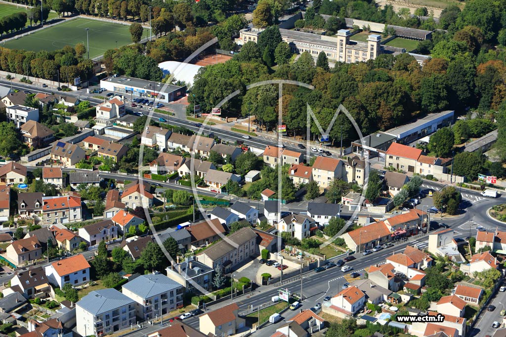 Photo arienne de Tinqueux