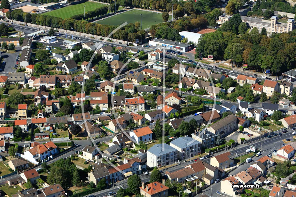Photo arienne de Tinqueux