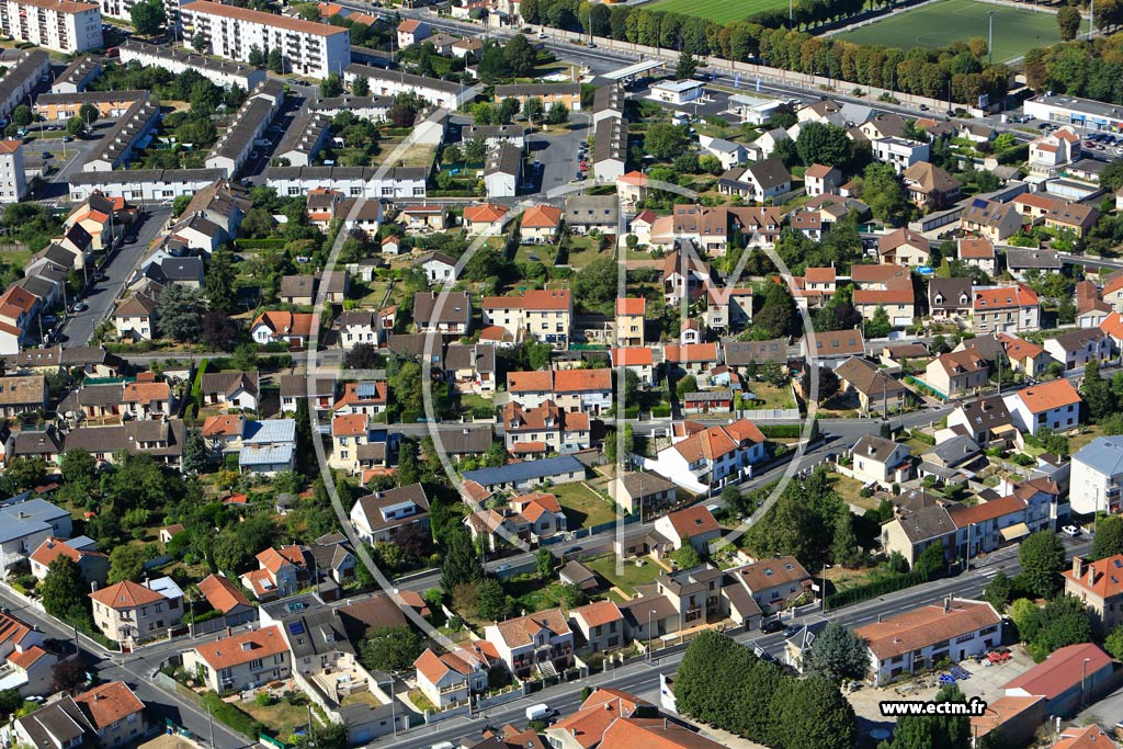 Photo arienne de Tinqueux
