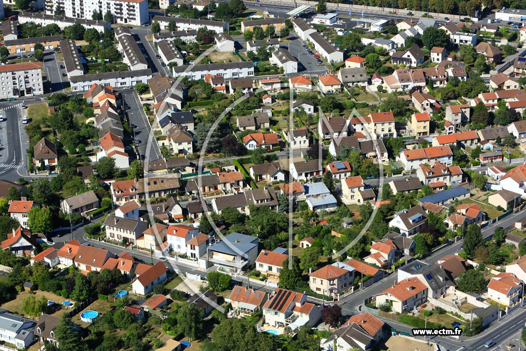Photo arienne de Tinqueux