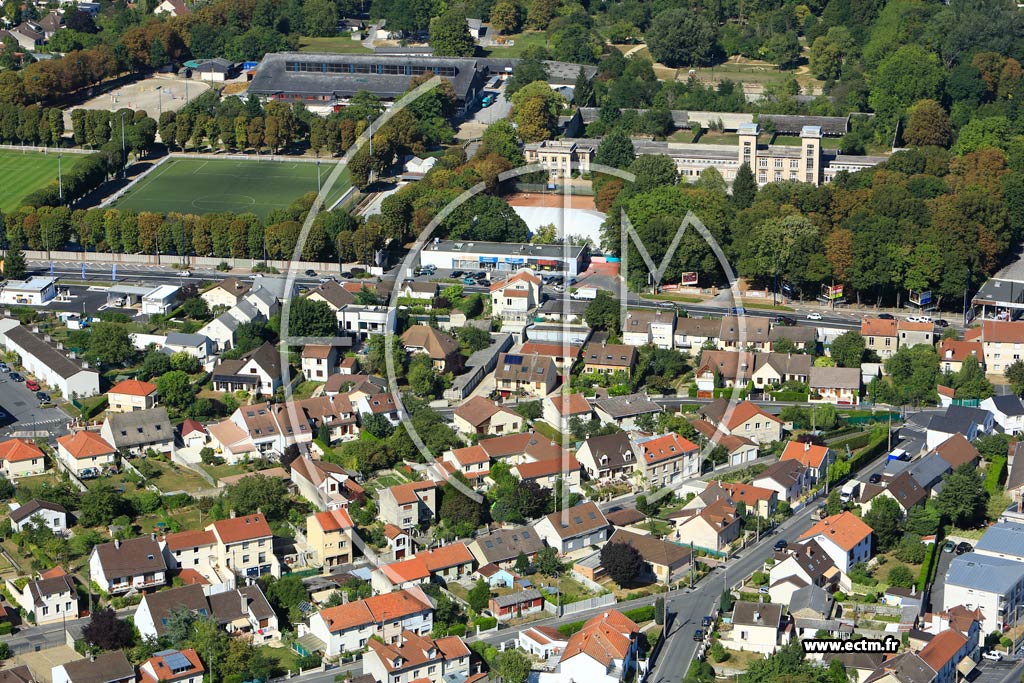 Photo arienne de Tinqueux