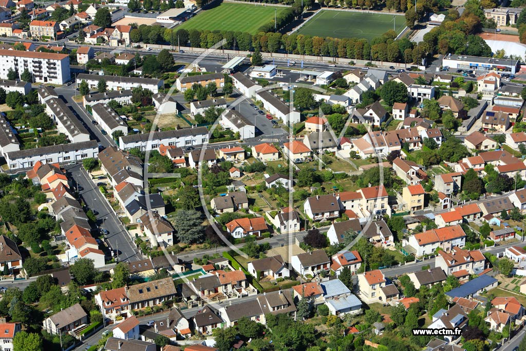Photo arienne de Tinqueux