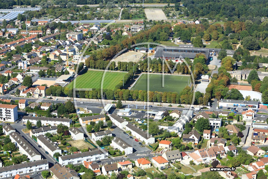 Photo arienne de Tinqueux