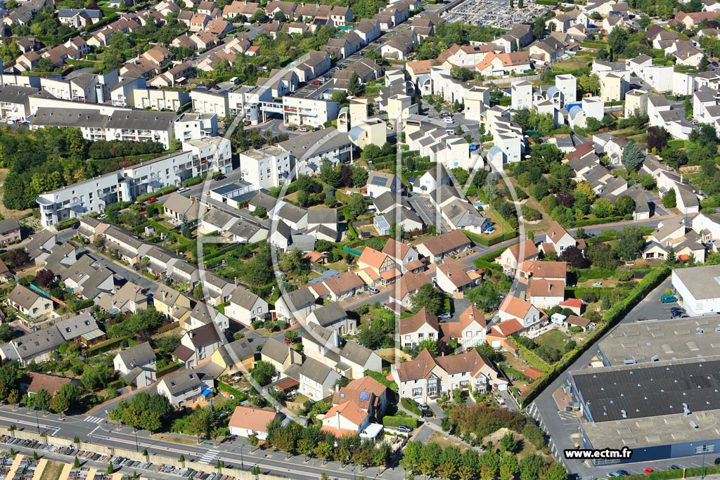 Photo arienne de Tinqueux