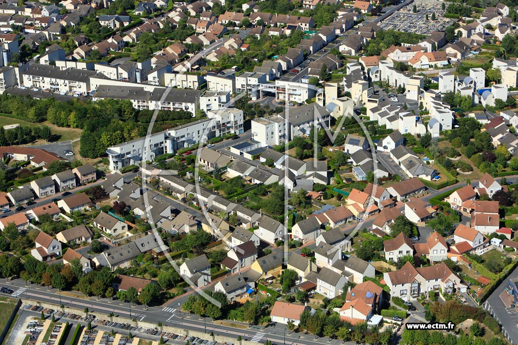 Photo arienne de Tinqueux