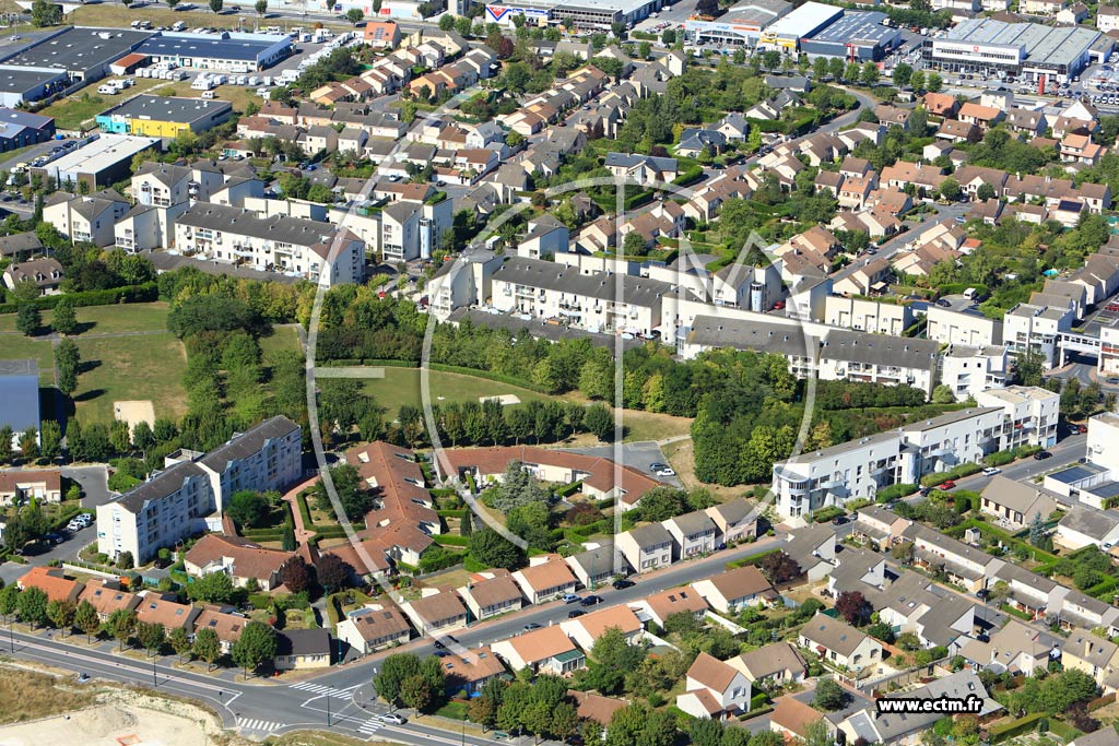 Photo arienne de Tinqueux