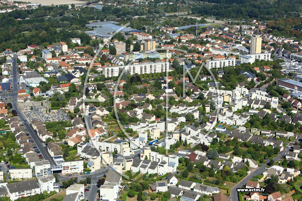 Photo arienne de Tinqueux