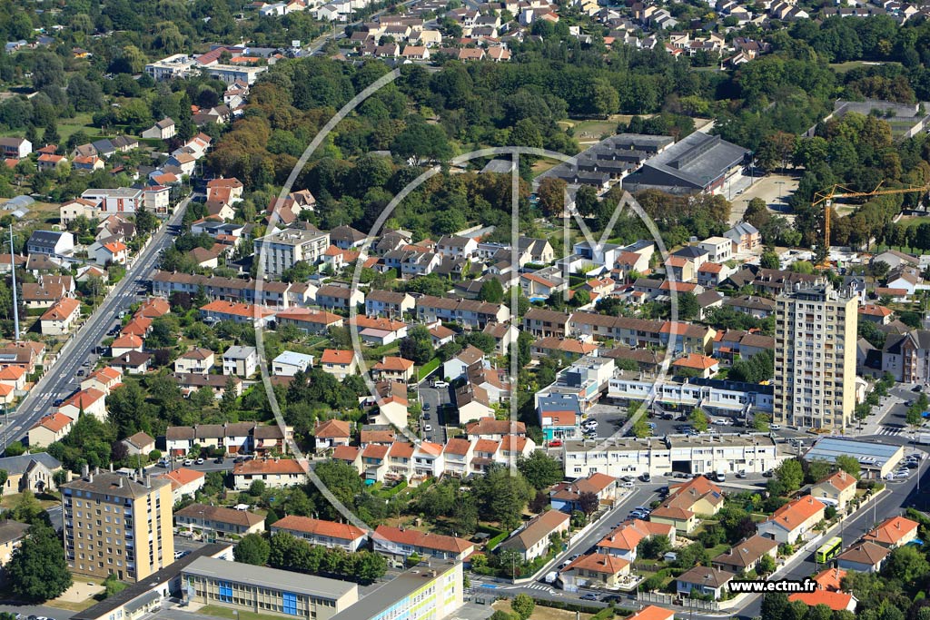 Photo arienne de Tinqueux