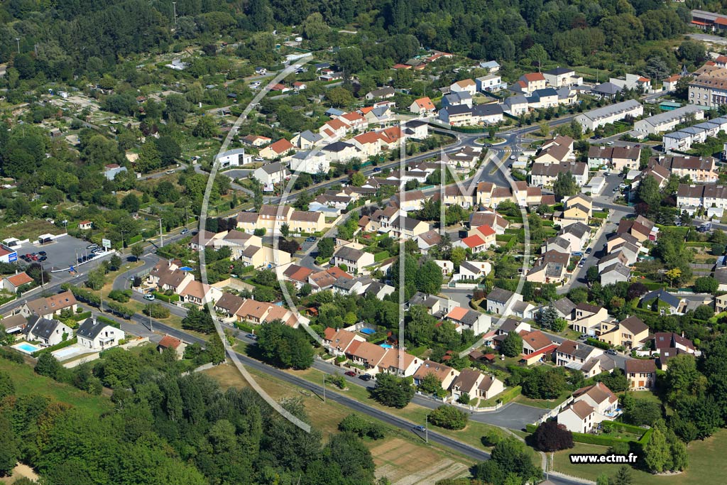 Photo arienne de Tinqueux