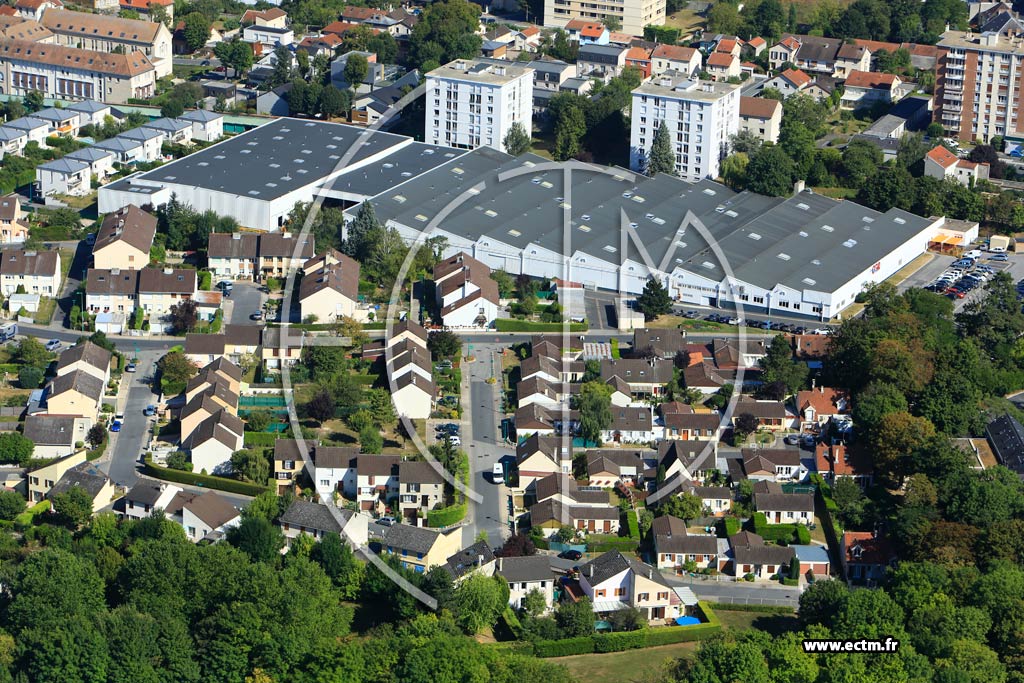 Photo arienne de Tinqueux
