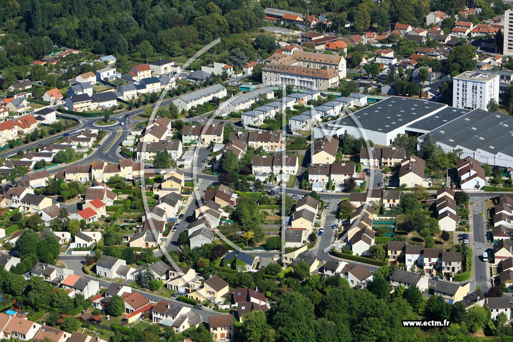 Photo arienne de Tinqueux