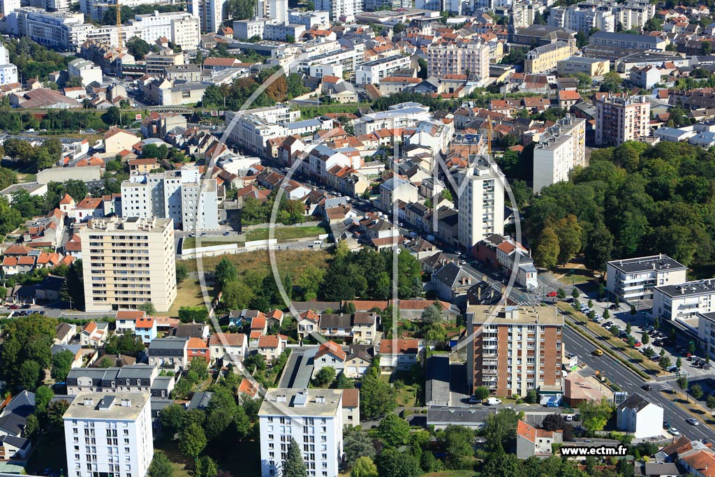 Photo arienne de Tinqueux