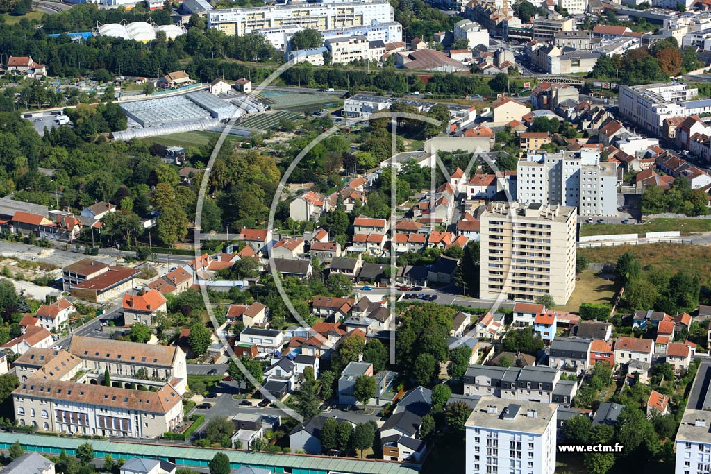Photo arienne de Tinqueux