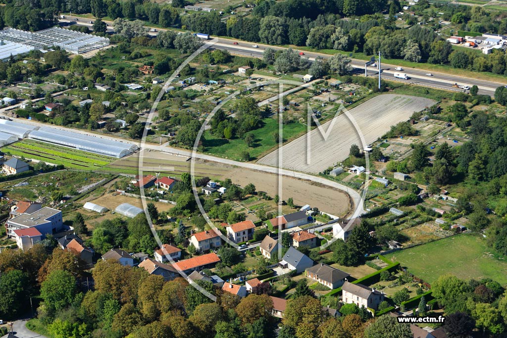 Photo arienne de Tinqueux
