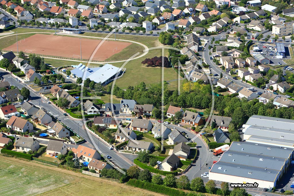 Photo arienne de Tinqueux