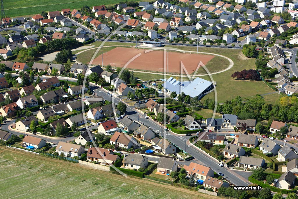 Photo arienne de Tinqueux