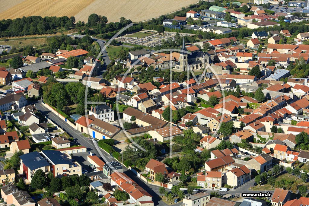Photo arienne de Witry-ls-Reims
