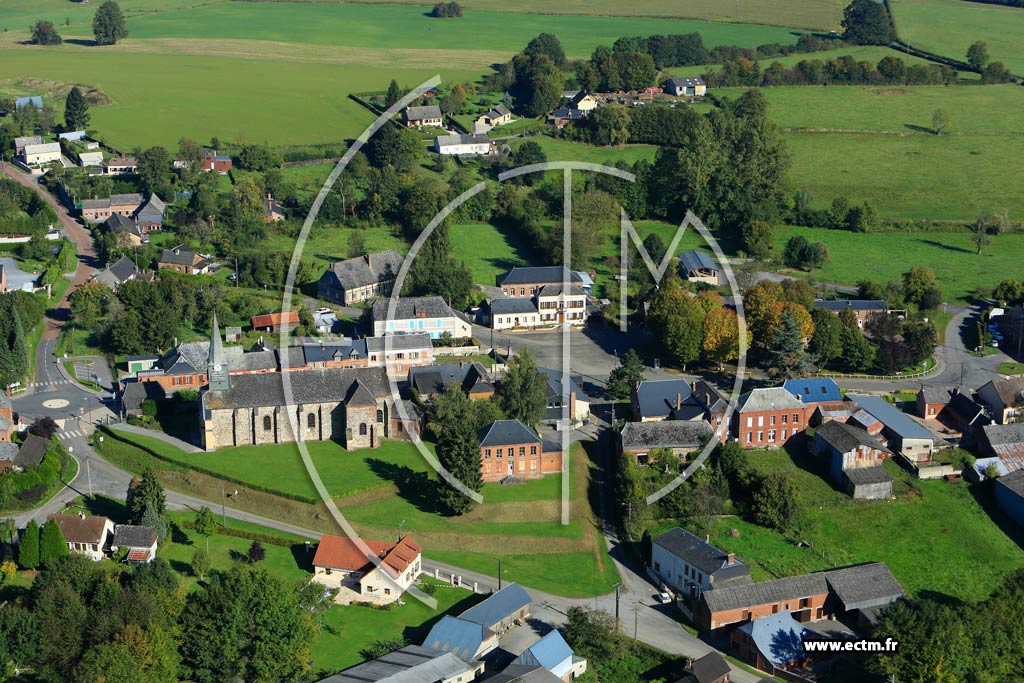 Photo arienne de Landouzy-la-Ville