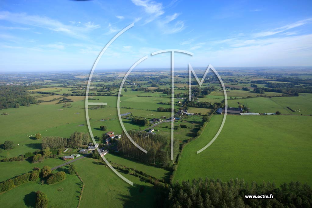 Photo arienne de Landouzy-la-Ville (Le Chne Bourbon de Haut)