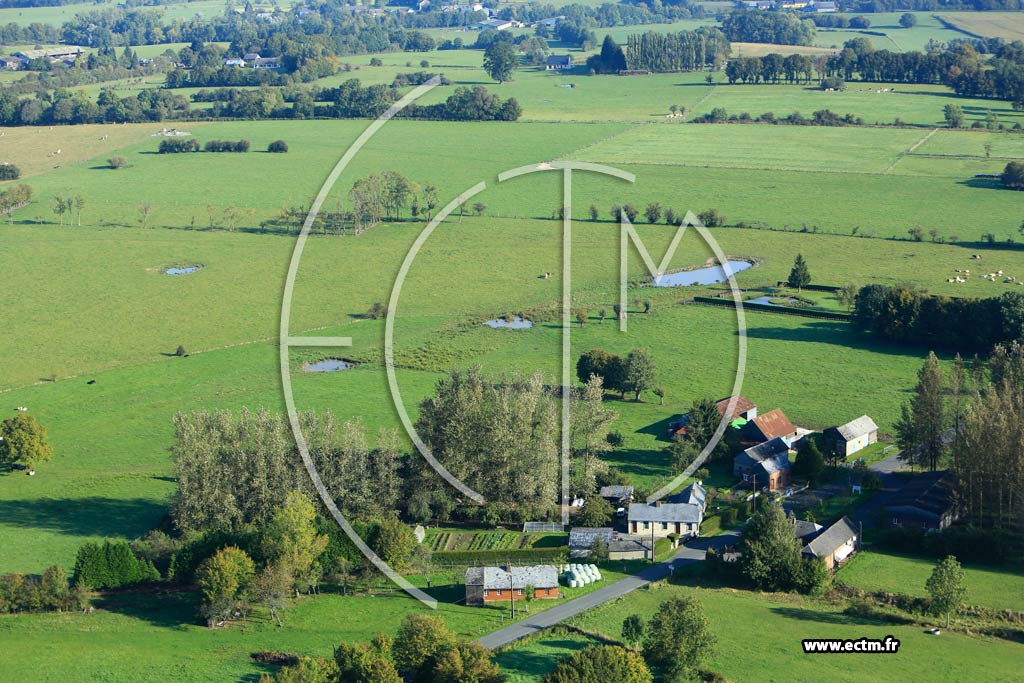 Photo arienne de Landouzy-la-Ville (Le Chne Bourbon de Haut)