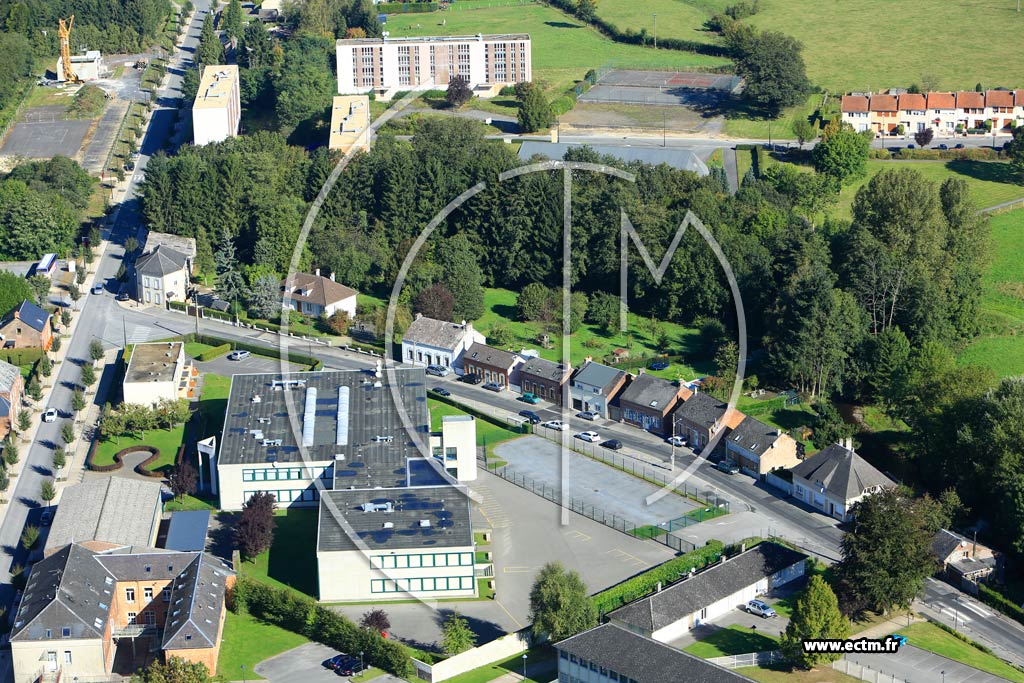 Photo arienne de Saint-Michel (Cocreaumont)