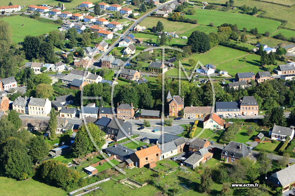 Photo arienne de Saint-Michel (La Bovette)