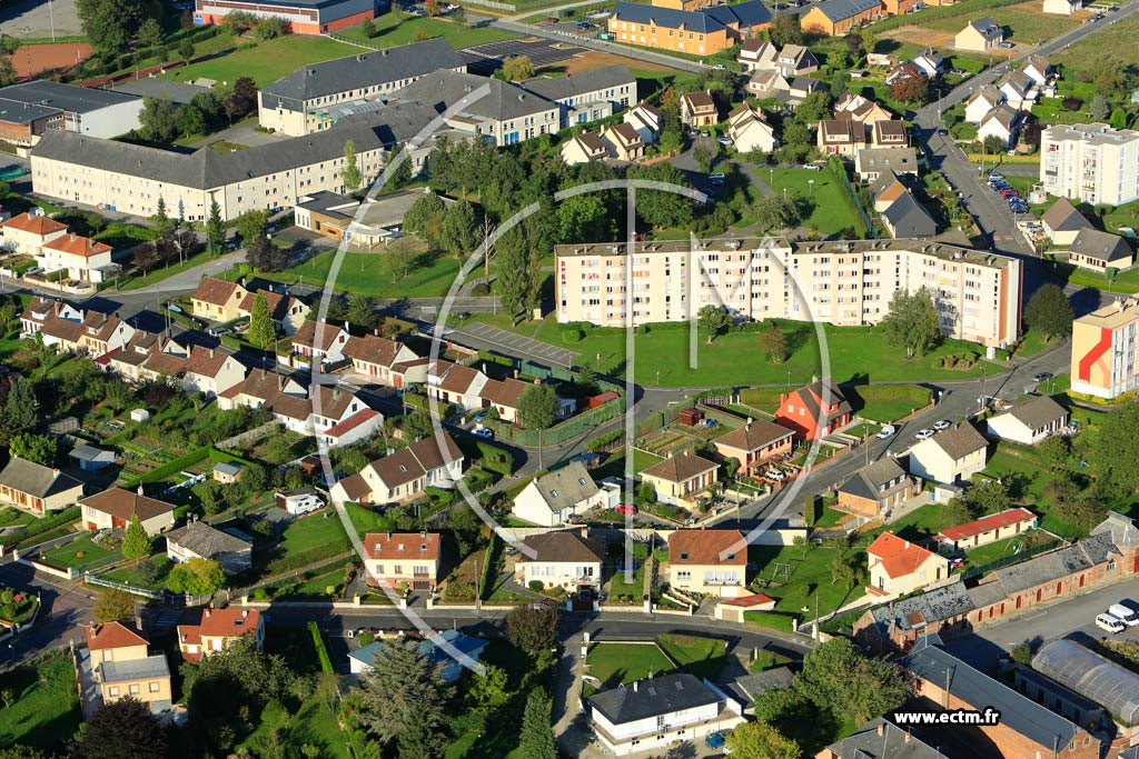 Photo arienne de Vervins