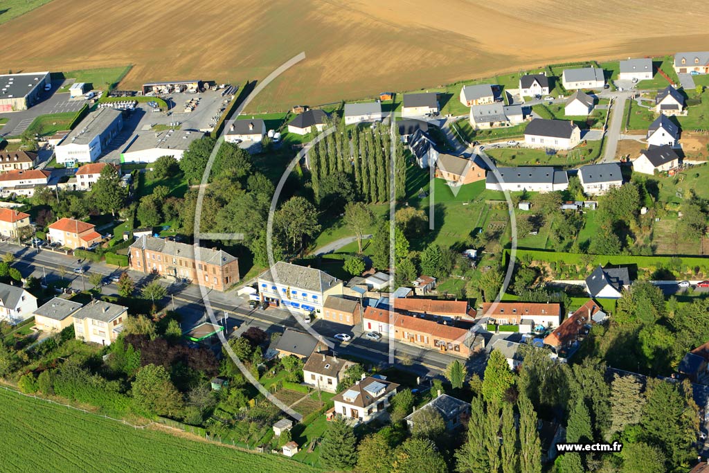 Photo arienne de Vervins