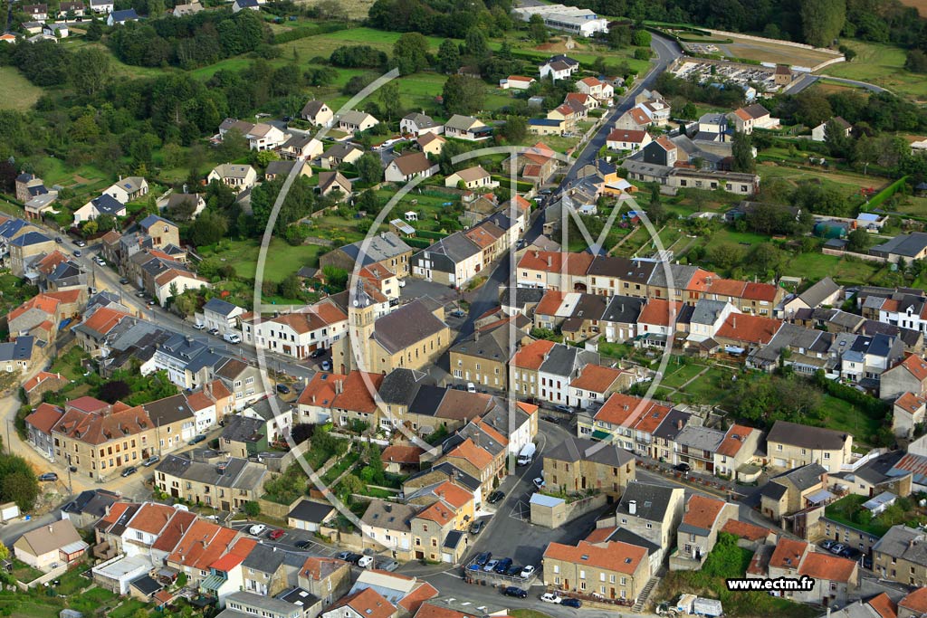Photo arienne de Aiglemont