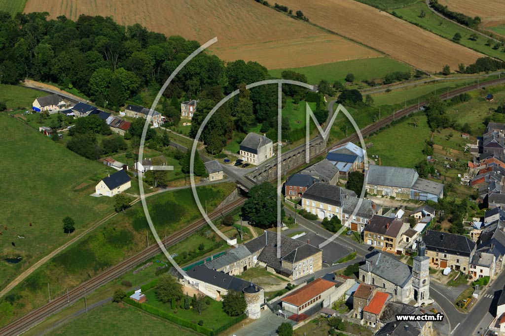 Photo arienne de Aubigny-les-Pothes