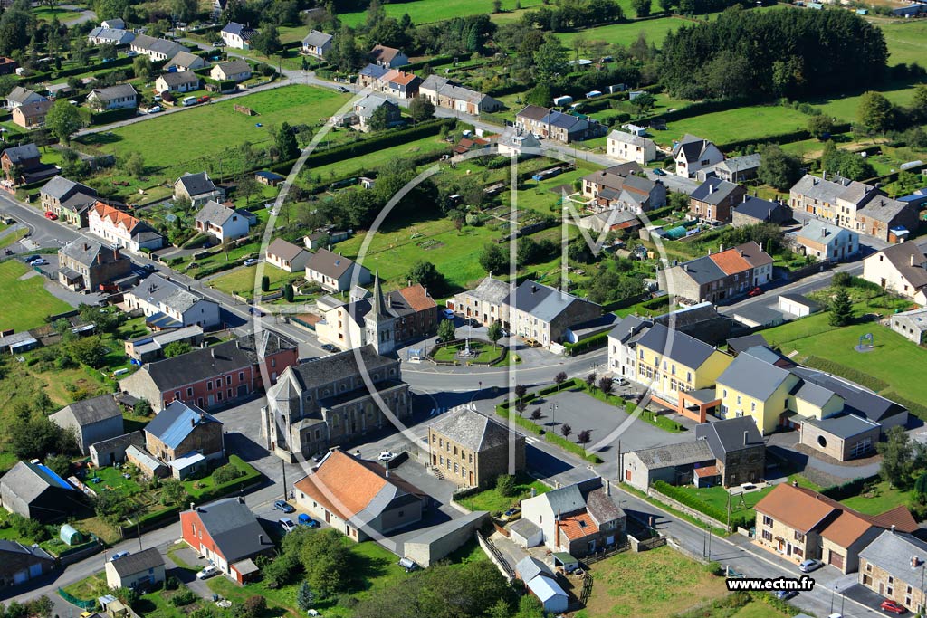 Photo arienne de Bourg-Fidle