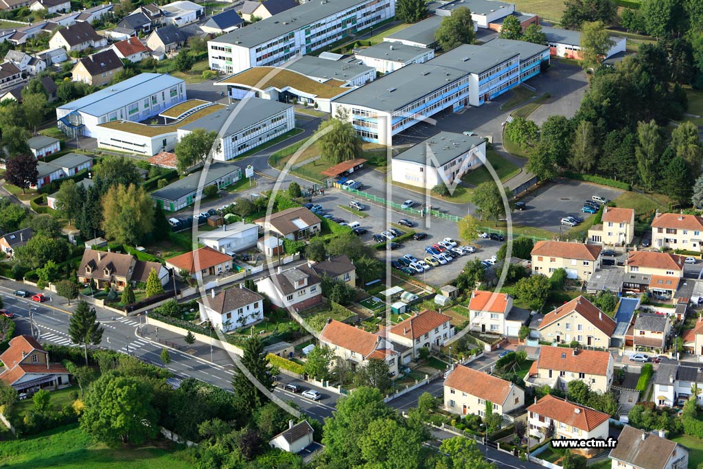 Photo arienne de Charleville-Mzires