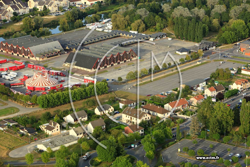 Photo arienne de Charleville-Mzires (Faubourg de Pierre)